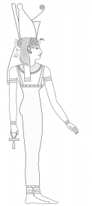 Mut: Göttin des Alten Aegypten (Ausmalbild)