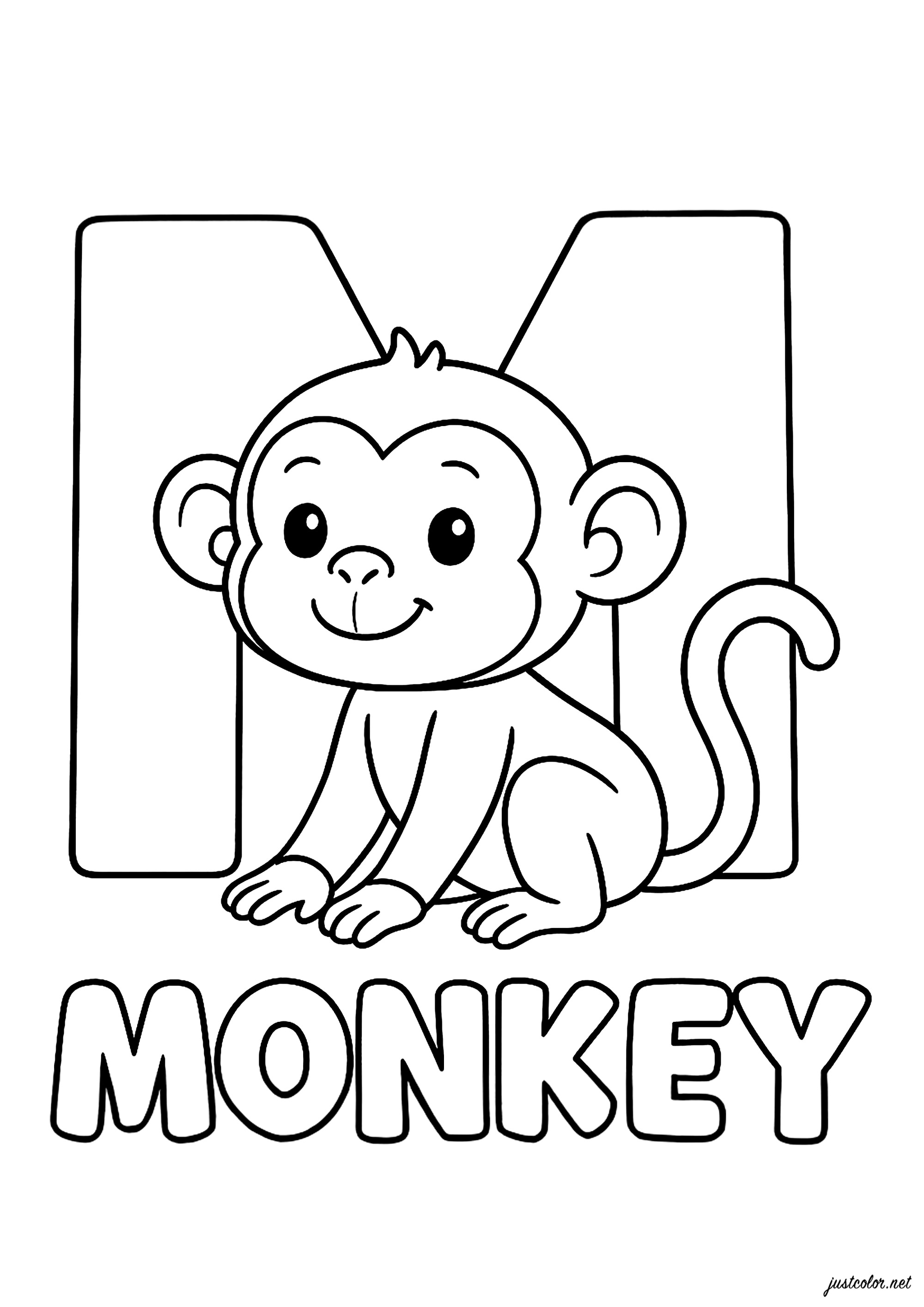 Ausmalbilder für Kinder kostenlos von alphabet (Ausmalbild zum Ausdrucken und Ausmalen für Kinder)