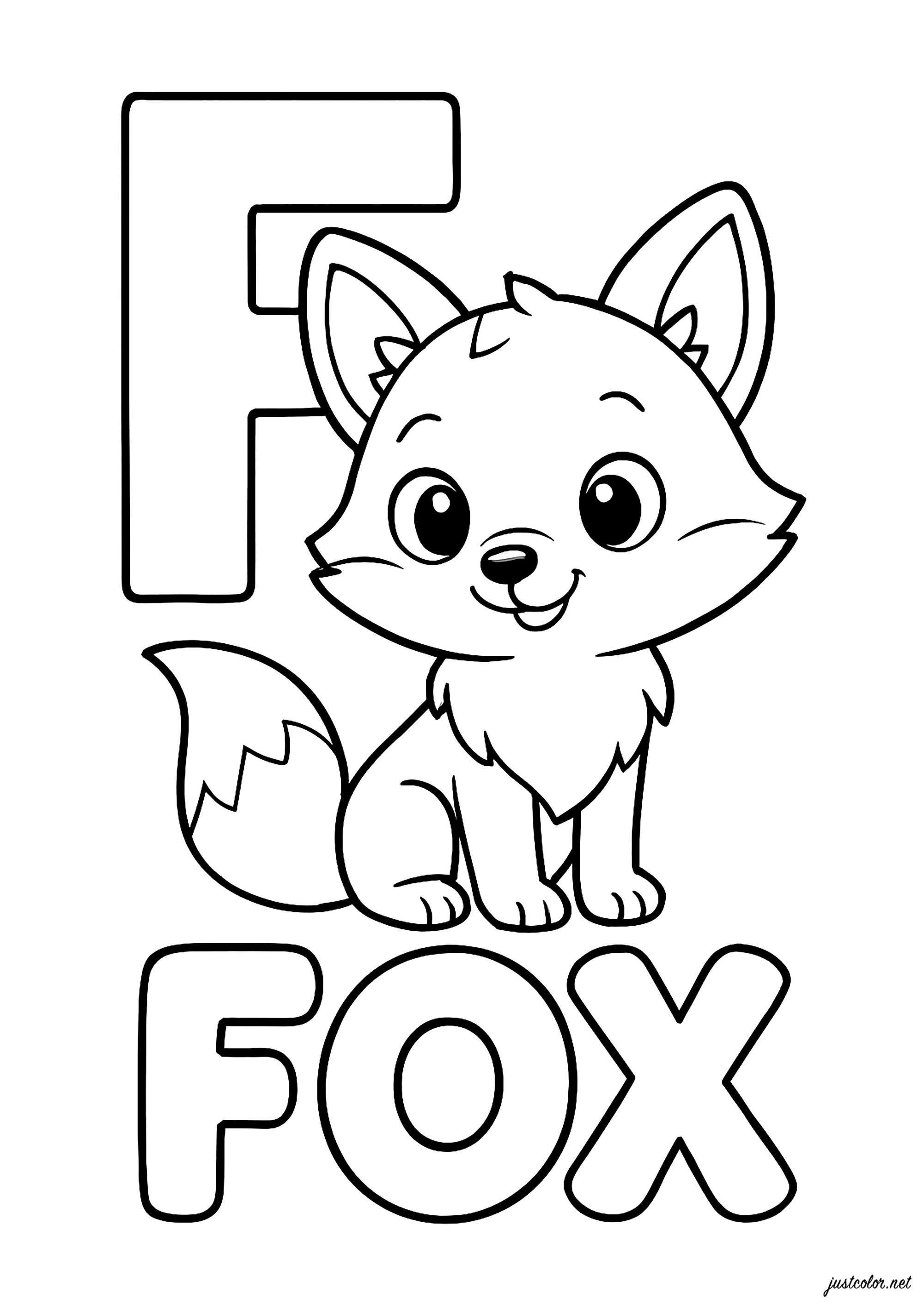 Ausmalbilder für Kinder kostenlos von alphabet (Ausmalbild zum Ausdrucken und Ausmalen für Kinder)
