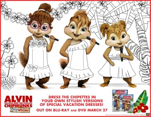 Ausmalbilder von Alvin und die Chipmunks und die Chipmunks zum Ausdrucken (Ausmalbild)