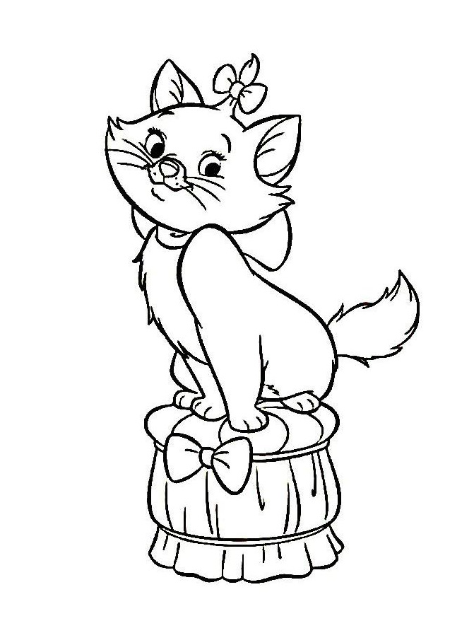 Kostenlose Aristocats Ausmalbilder zum Ausmalen