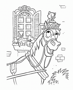 Kostenlose Aristocats-Zeichnung zum Ausdrucken und Ausmalen