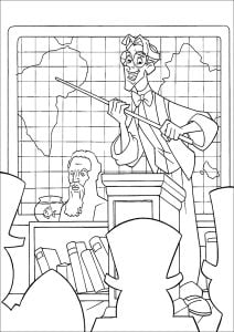 Atlantis - Das Geheimnis der verlorenen Stadt: Milo Thatch (Ausmalbild)