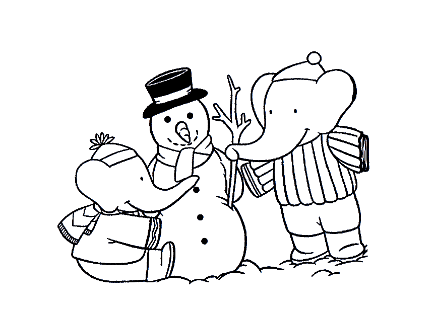 Ausmalbilder von Babar zum kostenlosen Herunterladen (Ausmalbild) Ausmalbilder von Babar zum kostenlosen Herunterladen (Ausmalbild zum Ausdrucken und Ausmalen für Kinder)