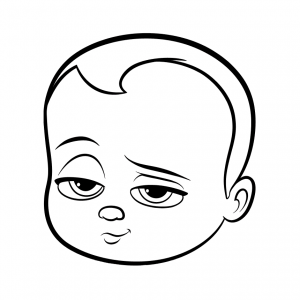 Baby Boss Ausmalbilder zum kostenlos Herunterladen (Ausmalbild von Baby Boss)