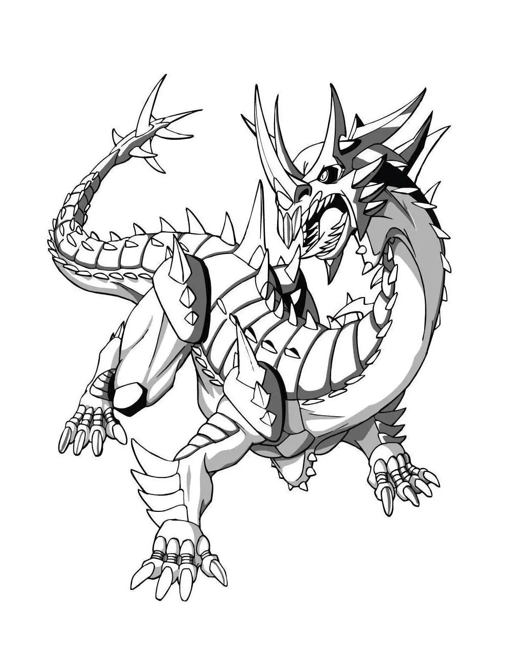 Bakugan-Bild zum Herunterladen und Ausmalen