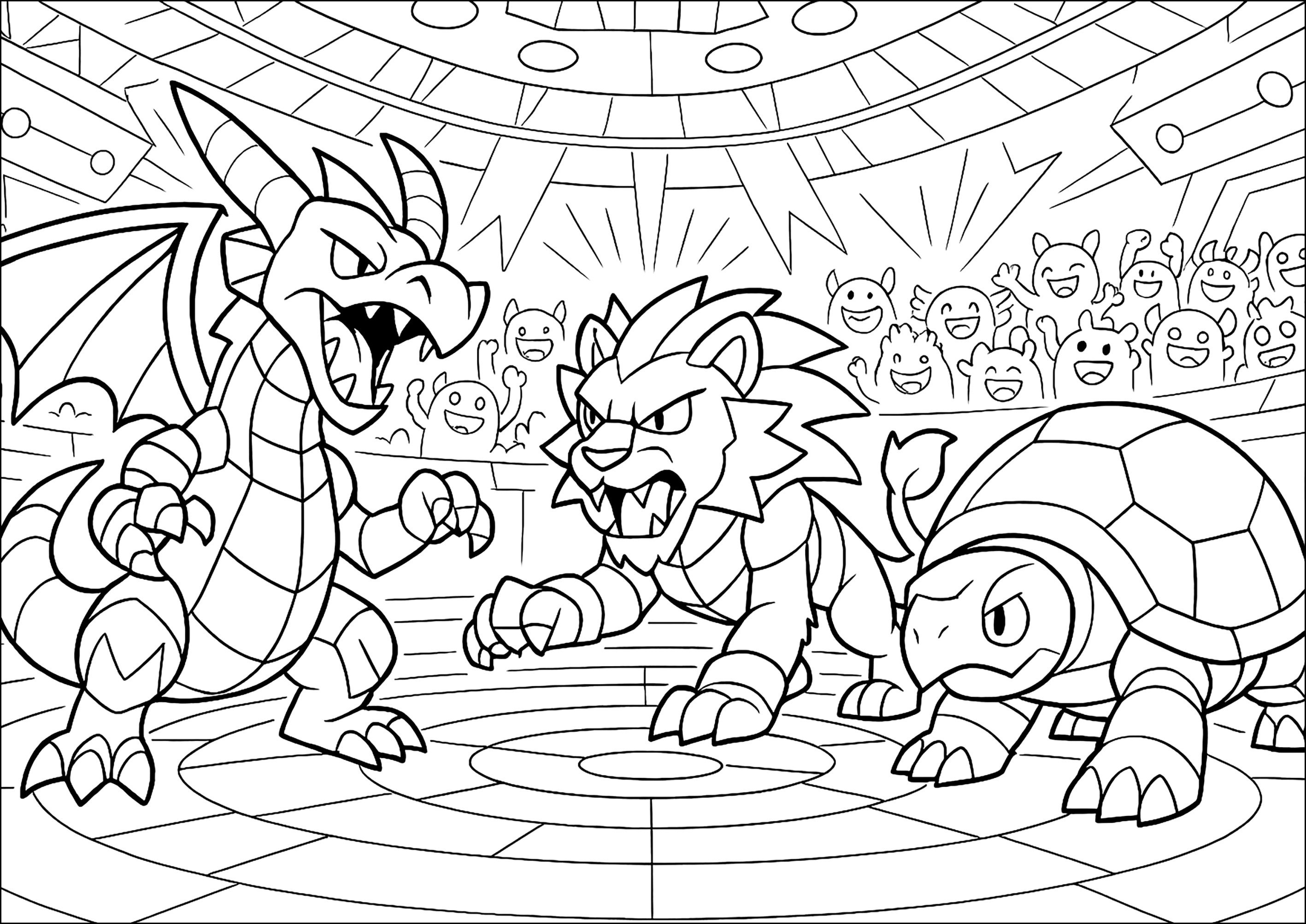 Ausmalbilder für Kinder von bakugan (Ausmalbild zum Ausdrucken und Ausmalen für Kinder)