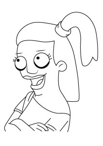 Ausmalbilder für Kinder kostenlos von bobs-burgers (Ausmalbild von Bobs Burgers)