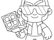 Ausmalbilder von Brawl Stars zum Ausdrucken und Ausmalen für Kinder