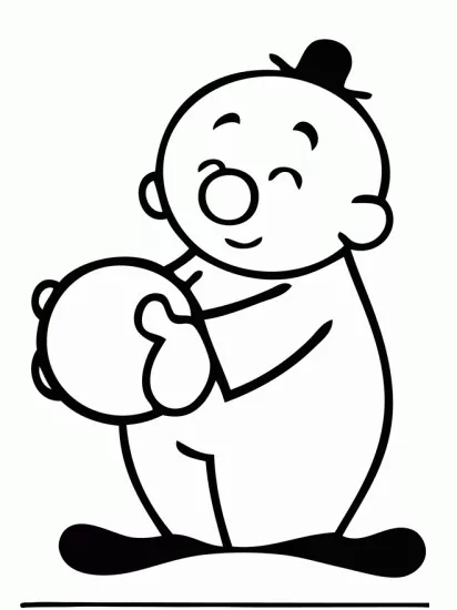 Bumba Ausmalbilder zum kostenlosen Herunterladen (Ausmalbild zum Ausdrucken und Ausmalen für Kinder)