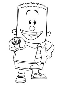 George Beard (Ausmalbild von Captain Super Slip)