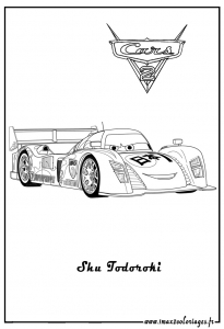 Cars 2 Coloriage zum Herunterladen (Ausmalbild)