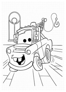 Cars Coloriage zum Ausdrucken für Kinder (Ausmalbild)