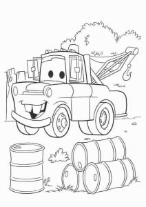 Martin aus Cars zum Ausmalen