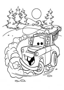 Bild von Cars zum Herunterladen und Ausmalen