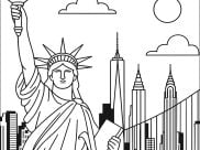 Ausmalbilder von Cities zum Ausdrucken und Ausmalen für Kinder