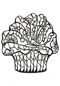 cupcake-7 (Ausmalbild von Cupcakes und Kuchen)