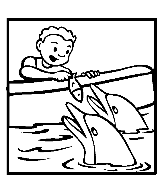 Delphin Ausmalbilder zum kostenlosen Herunterladen (Ausmalbild von Delfine zum Ausdrucken und Ausmalen für Kinder)