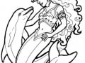 Delfine Coloriage zum Ausdrucken (Ausmalbild)