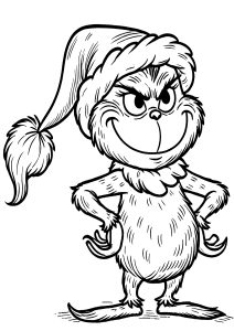 Der kleine Grinch (Ausmalbild von Der Grinch)