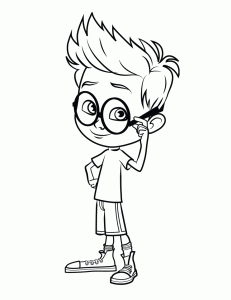 Ausmalbilder von Mr. Peabody und Sherman: Die Zeitreisen kostenlos zum Ausmalen (Ausmalbild von Die Abenteuer von Mr. Peabody & Sherman)