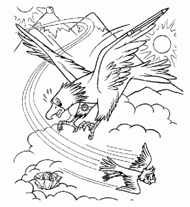 Ausmalbilder von Merlin dem Zauberer für Kinder (Ausmalbild von Die Hexe und der Zauberer)