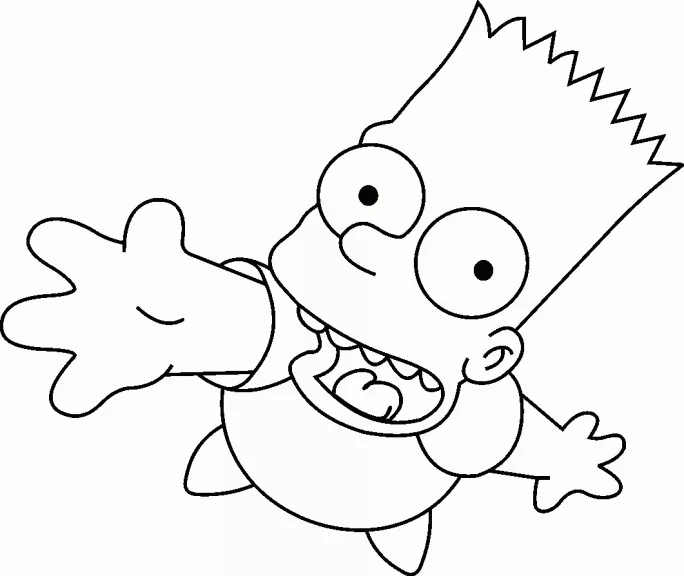 Die Simpsons zum Ausmalen für Kinder