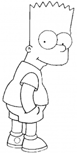 Die Simpsons zum Ausmalen drucken