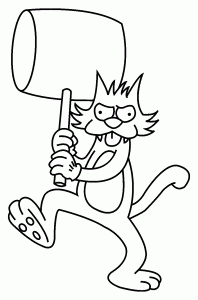Bild von Die Simpsons zum Herunterladen und Ausmalen