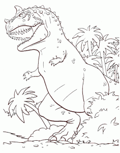 T-Rex Ausmalbild (Ausmalbild von Dinosaurier)