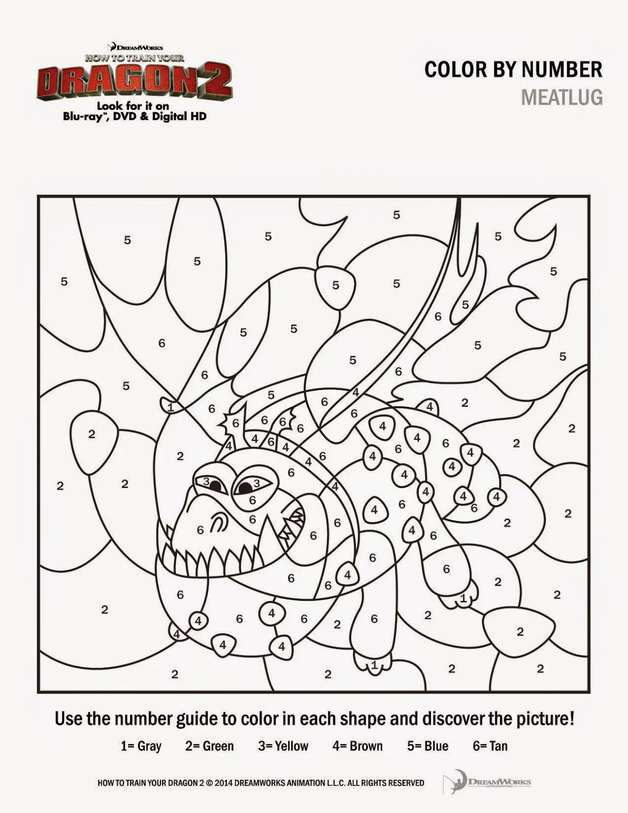Das Geheimnis (Ausmalbild von Drachenzähmen leicht gemacht 2 zum Ausdrucken und Ausmalen für Kinder)