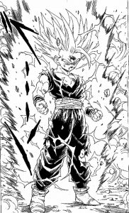 Kostenlose Dragon Ball Z Ausmalbilder (Ausmalbild)