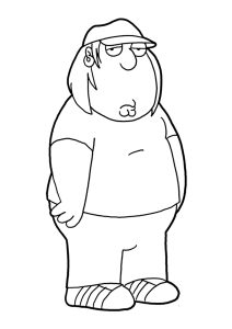 Kostenlose Ausmalbilder von family-guy zum Herunterladen (Ausmalbild von Family Guy)