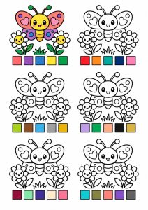 Unglaubliche Ausmalbilder für Kinder von Farben