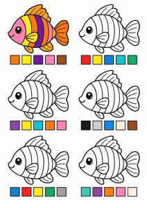 Kostenlose Ausmalbilder von Farben zum Ausdrucken und Ausmalen