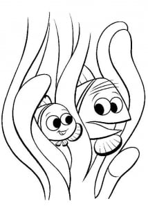 Bild von Findet Nemo zum Ausdrucken und Ausmalen