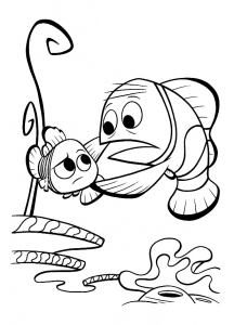 Ausmalbilder von Findet Nemo zum Ausmalen für Kinder