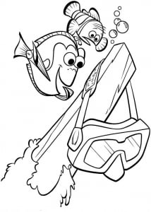 Findet Nemo Coloriage zum Ausdrucken (Ausmalbild)