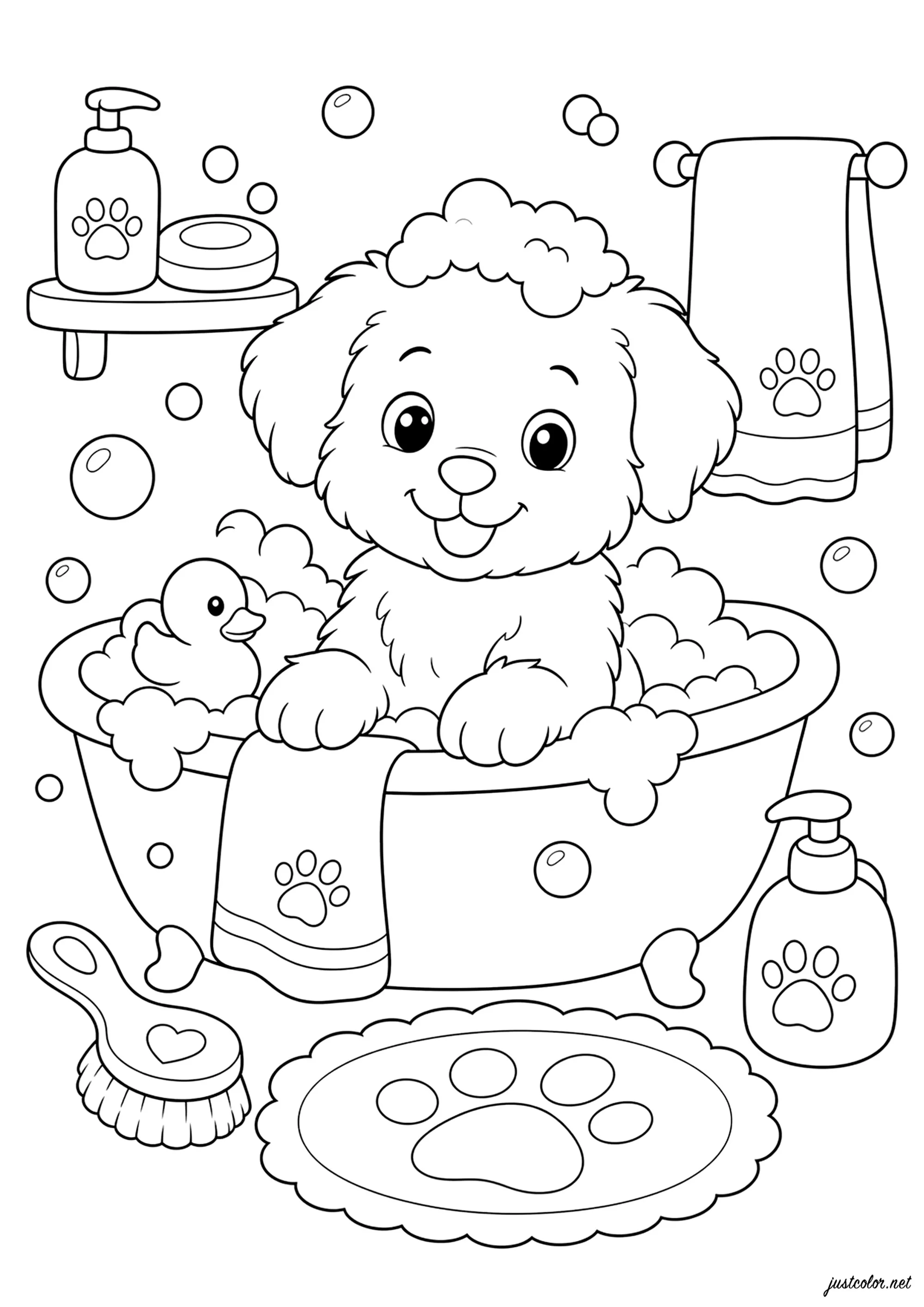Kostenlose Ausmalbilder für Kinder von gemütliche-tiere (Ausmalbild von Gemütliche Tiere zum Ausdrucken und Ausmalen für Kinder)