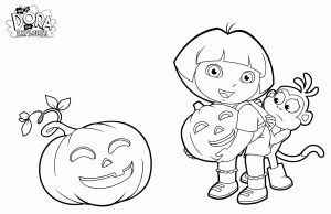 Halloween-Ausmalbilder für Kinder (Ausmalbild)