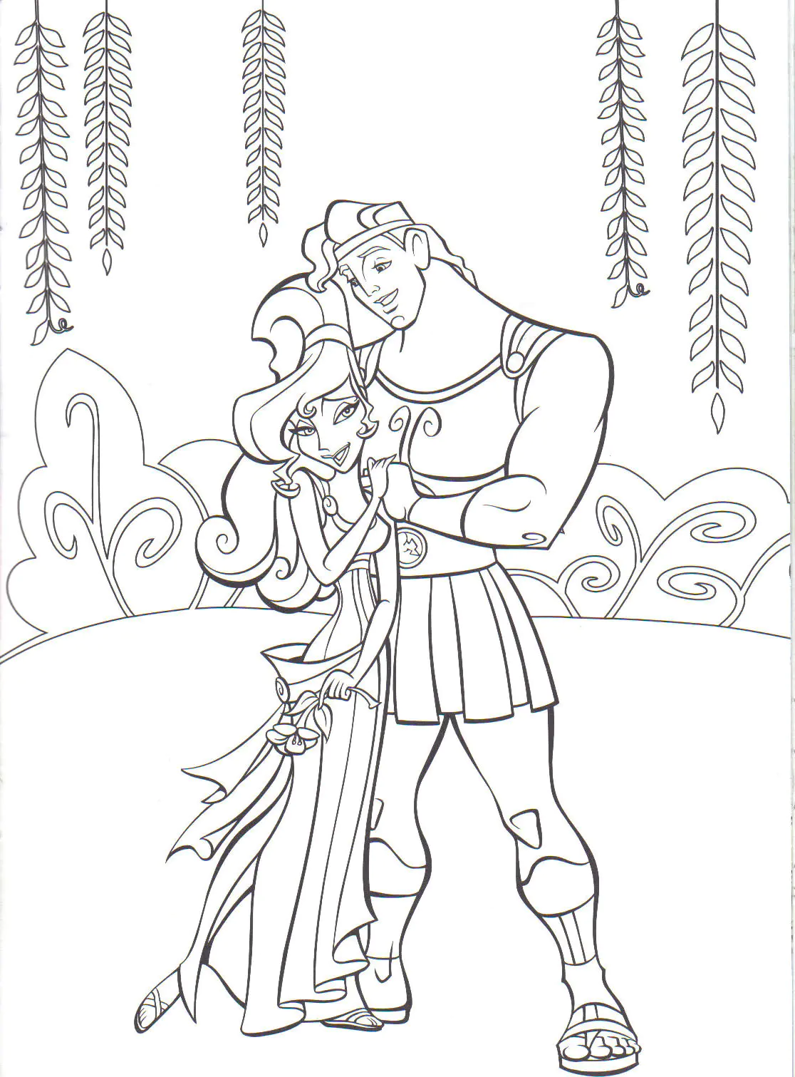 Hercules-Ausmalbilder zum Ausdrucken für Kinder (Ausmalbild zum Ausdrucken und Ausmalen für Kinder)