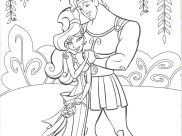 Ausmalbilder von Hercules zum Ausdrucken und Ausmalen für Kinder