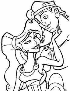 Kostenlose Herkules-Zeichnung zum Herunterladen und Ausmalen (Ausmalbild von Hercules)