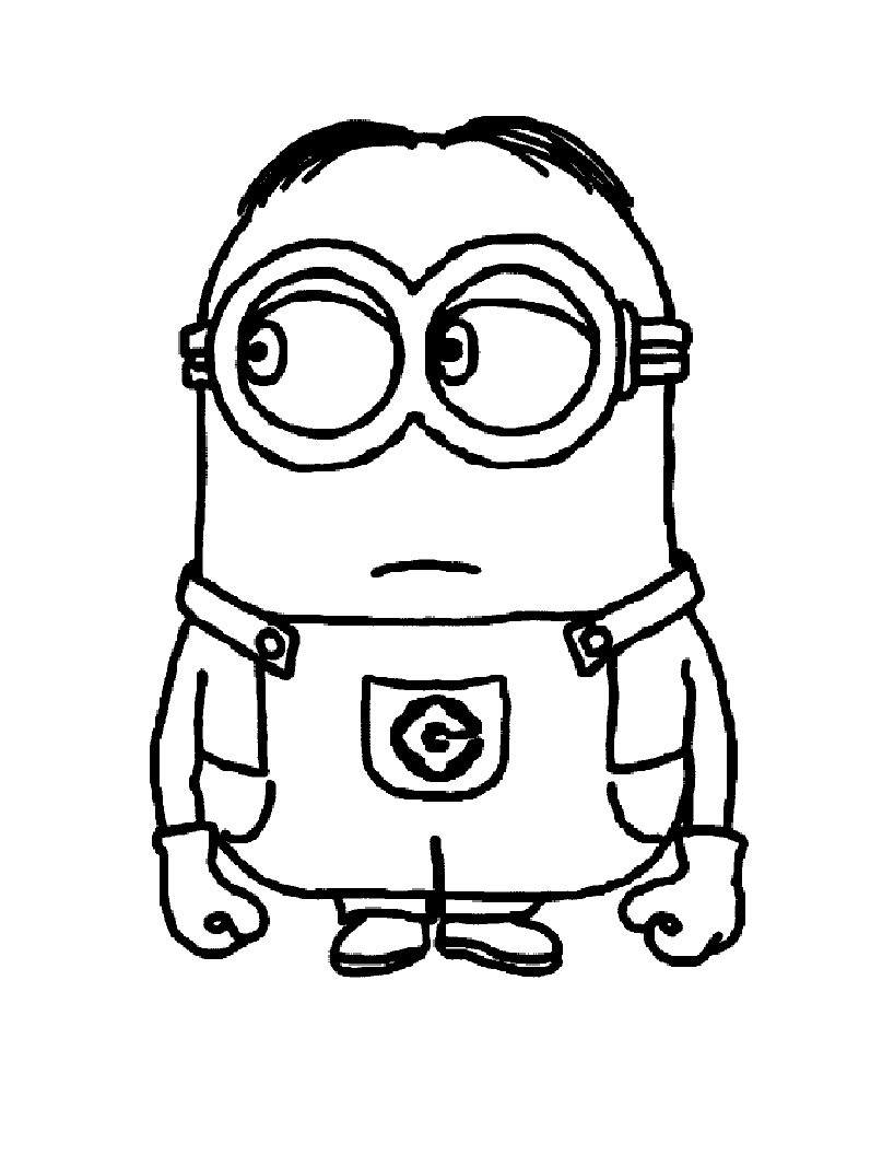 Minion zum Ausmalen (Ich – Einfach unverbesserlich)