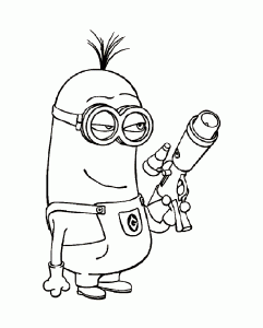 Moi moche et méchant Coloriage zum kostenlosen Ausdrucken (Ausmalbild von Ich - Einfach unverbesserlich)