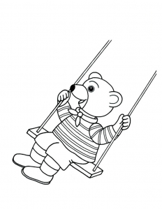Kleiner Brauner Bär Ausmalbilder zum kostenlosen Ausdrucken (Ausmalbild)