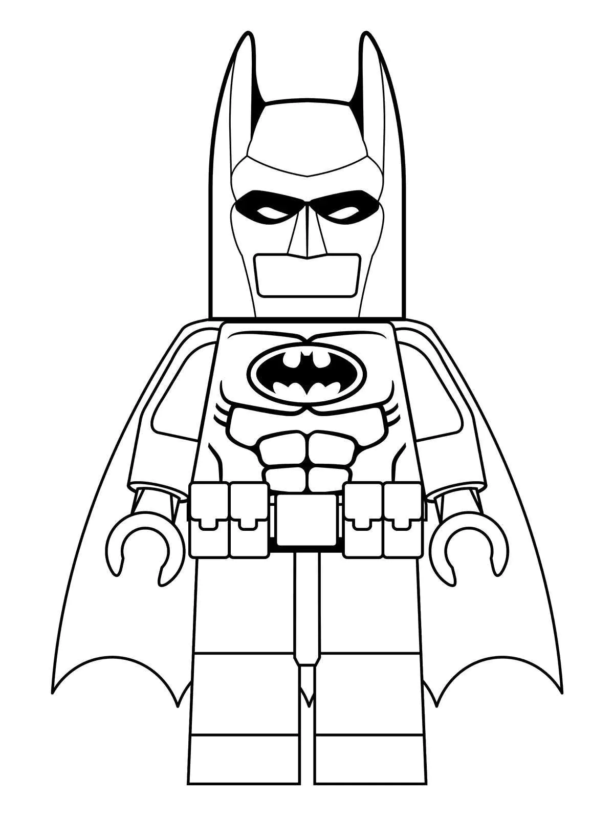 Bild von Lego Batman zum Herunterladen und Ausmalen