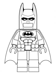 Bild von Lego Batman zum Herunterladen und Ausmalen