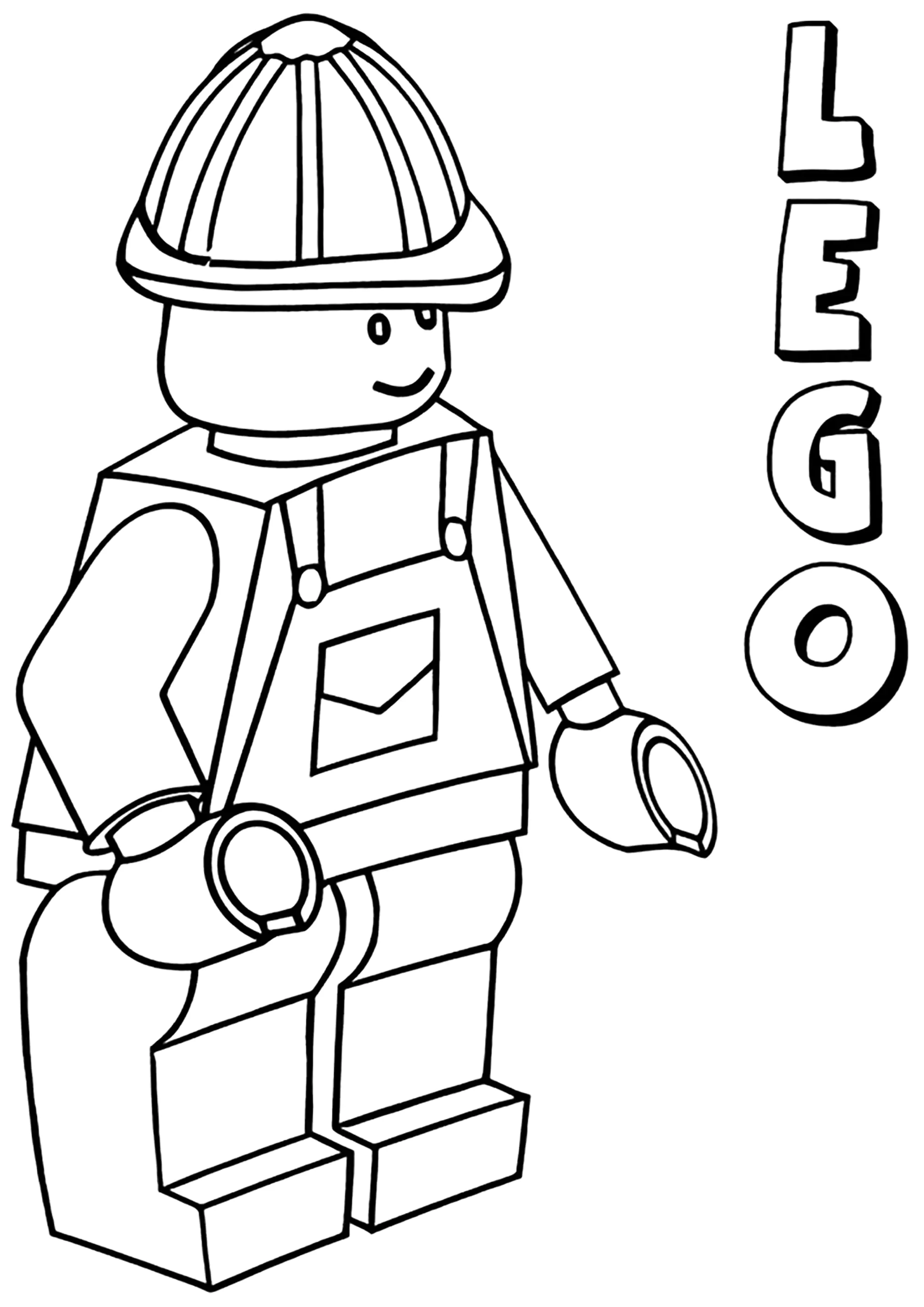 Lego Hersteller (Ausmalbild zum Ausdrucken und Ausmalen für Kinder)