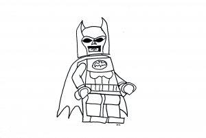 Lego Batman: Der Film – Vereinigung der DC-Superhelden (Ausmalbild)